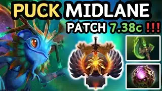 🔥 IMMORTAL PUCK Midlane Gameplay Patch 7.38c 🔥 0 DEAD Insane Gameplay - Dota 2