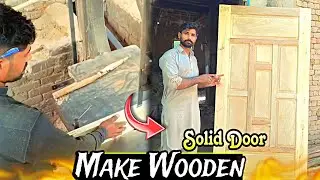 Making a Solid Wood Door l Made in Pakistan l Diy Door