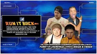 TAG TEAM TOURNAMENT QUALIFYING MATCH - TRASH & CLIFF V SETANTA FUREY & BAD BRAD BENSON