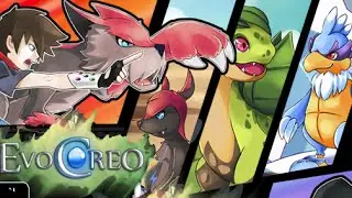 EvoCreo Android iOS Gameplay (Pokemon Clone)