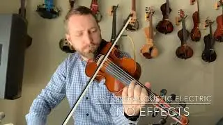 Acoustic Electric 6 String Violin - EVL