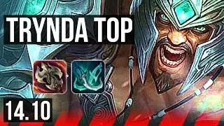TRYNDAMERE vs POPPY (TOP) | 5/1/1, 600+ games | KR Master | 14.10