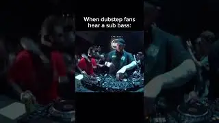 When dubstep fans hear a subbass #dubstep #edm