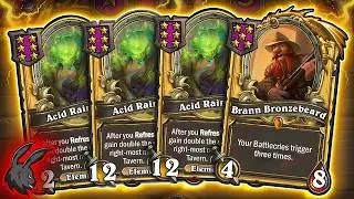 A CRAZY Elemental Highroll! | Hearthstone Battlegrounds