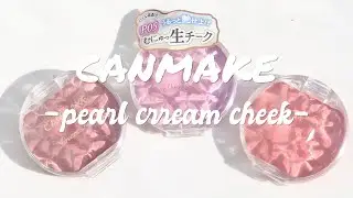 【中文】【canmake腮紅膏】珠光系列3顆 黃皮上臉實測｜新色p05冷🥶腮紫？暖黃皮踩雷？#canmake