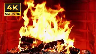 🔥 Fireplace 4K Live Wallpaper. Fireplace with Crackling Fire Sounds. Fireplace Ambience