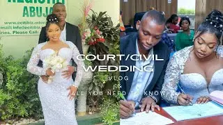 Court wedding in Abuja, Nigeria.  *detailed*