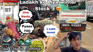Ladakh ke Liya stock Jammu se Load kiya 😱|| Explore Jammu city 🏙️ Our Last Day 🥺