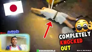 Nuisance Streamer Pee's Himself After Getting Knocked Out in Japan.. 