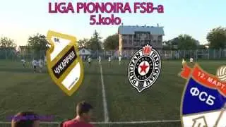 Cukaricki-Partizan 2:1(5 kolo lige pionira FSB-a)-highlights