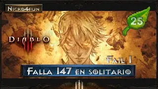 Diablo 3 RoS - Intento de GR 147 en solitario - Monje Inna Aliado Flamigero [S25 2.7.2]