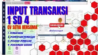 ACCURATE ONLINE CV SETIA BERSAMA - INPUT TRANSAKSI 1 sd 4 #accurateonline #cvsetiabersama