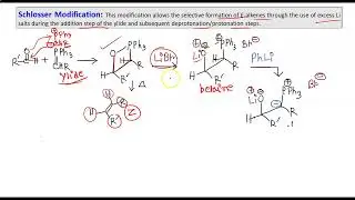 Modified Wittig| Wittig-Horner| Schlosser modification | Nucleophilic Addition to Carbonyl - Part 22