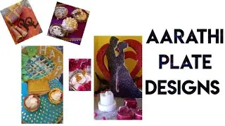 Aarathi plate designs | Wedding aarathi plates | DIY | Art and craft | @RathiyaInnovation