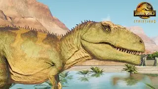 GIGANOTOSAURUS One Day Life Of Dinosaur Jurassic World Evolution 2