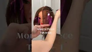 Easy money piece tutorial #haireducation #hairstylist #blonde