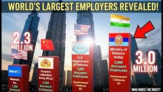 World's Largest Employers REVEALED! 🤯 The GIGANTIC Companies That Rule The Workforce