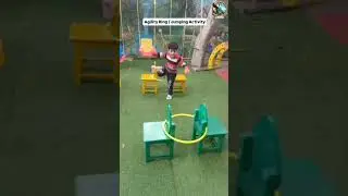Agility Ring /Jumping Activity #youtubeshorts #viral #preschool