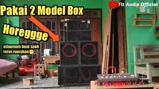 Perpaduan Box Speaker || Cover Area Box Mini Scoop,Buat Tembakan Box Tts 12 Inch