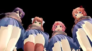 MMD Ghostly Dance - (DDLC MODELS)