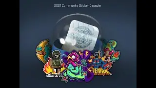 I Opened 2021 Community Sticker Capsules!