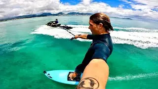 NEW CUSTOM JETSKI AND FOIL BOARD SETUP!