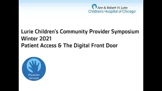 Patient Access & The Digital Front Door