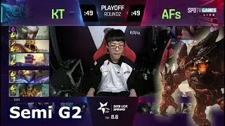 AFS vs KT Game 2 - Semi Finals S8 LCK Spring 2018 Play Offs - Afreeca Freecs vs KT Rolster G2 1080p