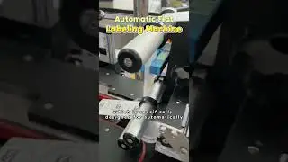 automatic flat labeling machine #labelingmachine #flatlabelingmachine #labeler