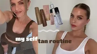 MY SELF TAN ROUTINE // TAN-LUXE*LUX UNFILTERED*NUDA CANADA