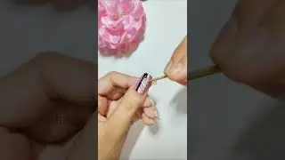 ✨ Easy Nail Art with toothpick At Home 💅🏡 #nailart #piubhol #shorts