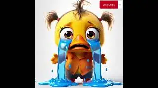 Duckling crying #duck #duckcartoon #animals #pets #crying #sad #funny #shortvideo #shots #fun
