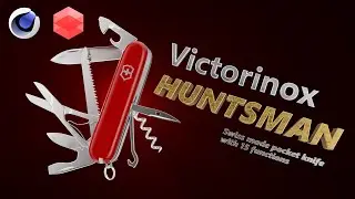 Victorinox Huntsman - 3D Product Visualization / Cinema 4D + Redshift / Breakdown - coming soon