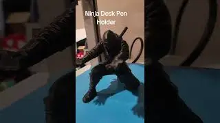 3d printed Ninja Den Holder #ninja #warrior #3dprinting #cool #officedecor