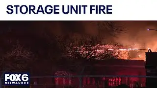 Woman with items inside storage facility talks amid ongoing Milwaukee fire | FOX6 News Milwaukee