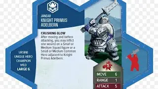 Heroscape BIO.. Knight Primus Adelbern