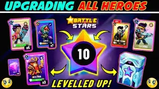 UPGRADING ALL CHARACTERS😍 IN BATTLE STARS || BATTLE STARS NEW UPDATE | BATTLE STARS | TECHNO GAMERZ