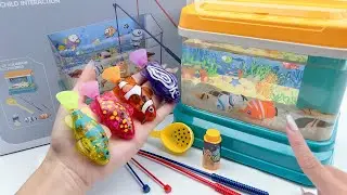[toy asmr] Zuru Robo Alive Aquarium Playset ASMR🐬🐠리얼 낚시 수족관 장난감 언박싱 No talking Review Toys