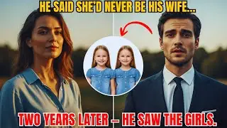 “You’ll Never Be My Wife,” Said the Millionaire. Two Years Later, He Saw Her — With His Daughters.