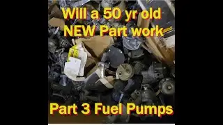 Will It Work, Part 3 of the new 50yr old fuel pumps and will ethanol eat up the inside to the pump