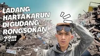 MODAL 100K BISA JADI JUTAAN ??!! LADANG HARTA KARUN DI GUDANG ROSOK !! #trending #market #vintage