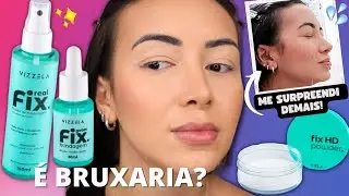 MOLHEI A MAKE NO CHUVEIRO! 😱💦  LINHA FIX DA VIZZELA