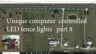 365 Days of Christmas lights - PART 8 - Unique computer  controlled LED fence lights