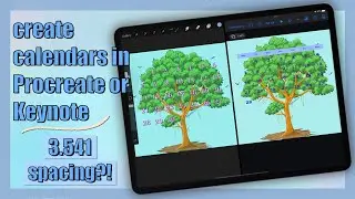 Как создать календарь в Procreate и Keynote