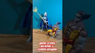 Marvel Legends X-Men WOLVERINE & LILANDRA NERAMANI Figure 2 Pack Quick Look! #marvellegends #xmen