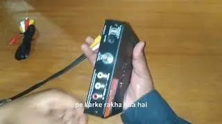 Dish TV Set Top Box ( D-4003 N ) Unboxing and First Time Connectivity with TV