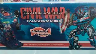 Civil War  Captain America Transform Robot Battery Operated for Sale