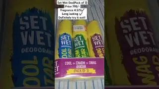 Set Wet Deodrant #setwet#setwetdeodrant#deo#unboxingvideo#deodrant