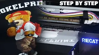 Custom Streetwear T-Shirt with RIECAT Alfa DTF Printing