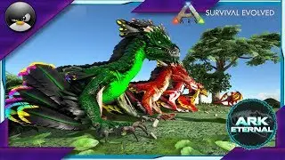Ark: Survival Evolved - Elemental Rock Drake Army! ( Modded Ark Eternal Crystal Isles )